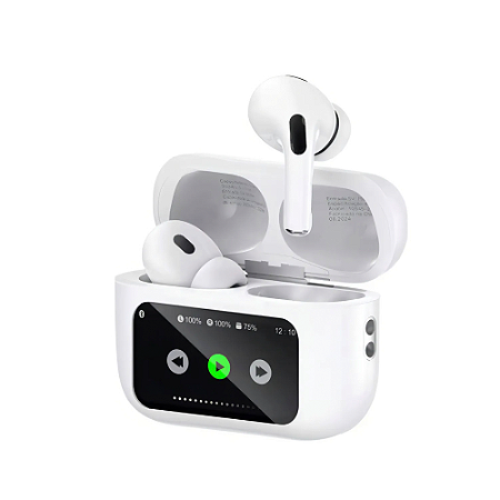 Fone de Ouvido sem fio Bluetooth ANC TWS com Tela Touch KD-7019 - Kaidi