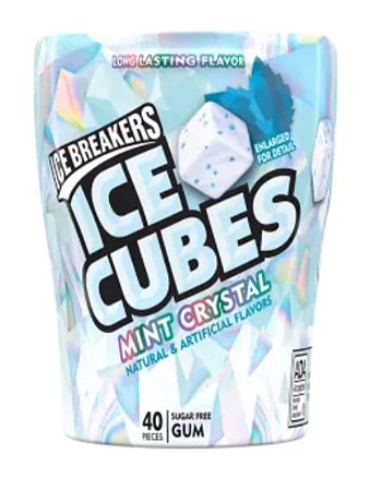 ICE BREAKERS ICE CUBES Mint Crystal Sugar Free Gum