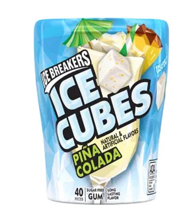 ICE BREAKERS ICE CUBES Piña Colada Sugar Free Gum