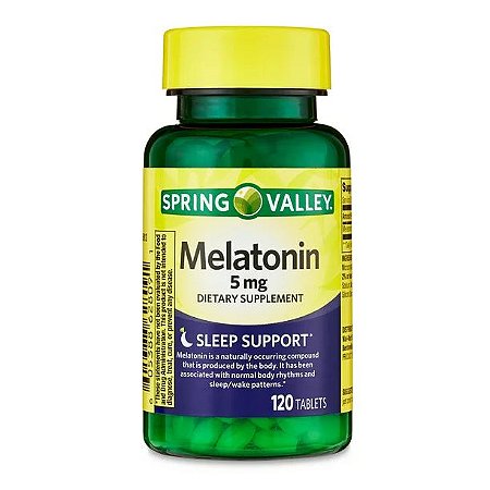 Spring Valley Melatonin Tablets Dietary Supplement, 5 mg