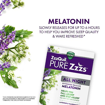 ZzzQuil PURE Zzzs All Night Extended Release Melatonin - 14 Tablets