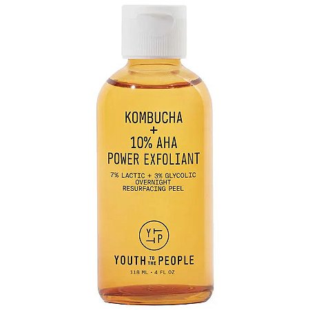 Youth To The People - Kombucha + 10% AHA Liquid Exfoliant with Lactic Acid and Glycolic Acid