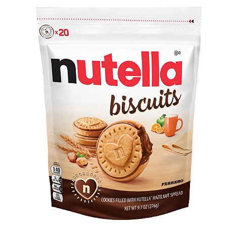 Nutella Biscuits, Hazelnut Spread With Cocoa, Sandwich Cookies