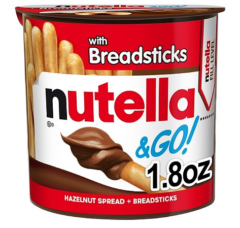 Nutella & GO! Hazelnut And Cocoa Spread With Breadsticks, Snack Cup