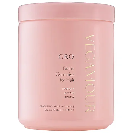Vegamour GRO Biotin Gummies for Thinning Hair