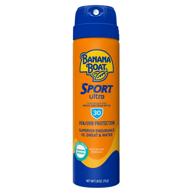 Banana Boat Sport Ultra SPF 30 Sunscreen Spray, Travel Sunscreen Spray
