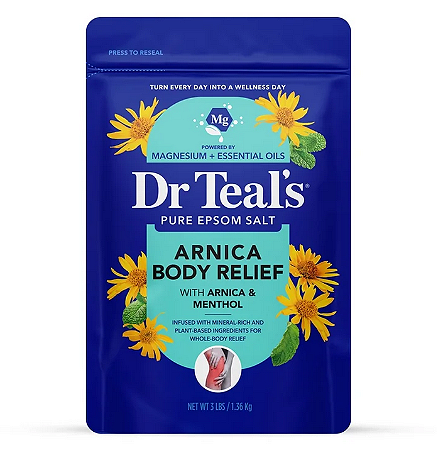 Dr Teal's Arnica Body Relief Epsom Salt Soak with Menthol