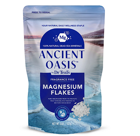 Dr Teals Ancient Oasis Fragrance Free Magnesium Flakes