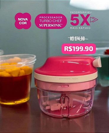 TURBO CHEF TUPPERWARE ROSA