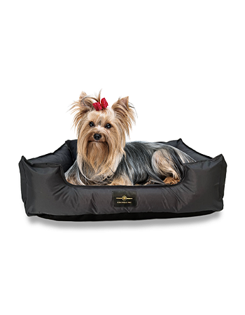 Cama Pet Cachorro & Gato - Impermeável- Nylon- M- Chumbo