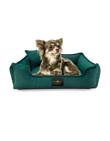 Cama Pet Cachorro & Gato- Suede- Veludo- P- Verde