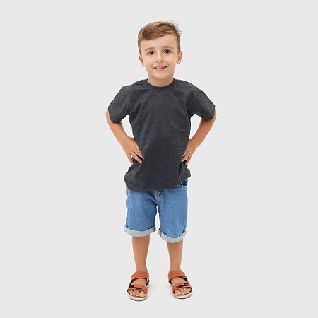 GUARDIÃO CO- CAMISETA T-SHIRT INFÂNTIL- TAMANHO 06- 100% ALGODÃO 30.1- GRAFITE