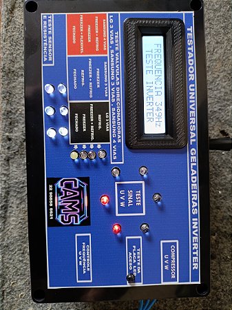 CAMS APARELHO DE TESTE ARTESANAL INVERTE TRIFÁSICO PWM PARA GELADEIRAS DOMESTICA