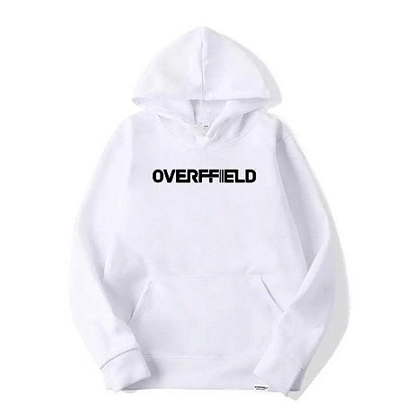 Moletom Canguru "Logo" Branco