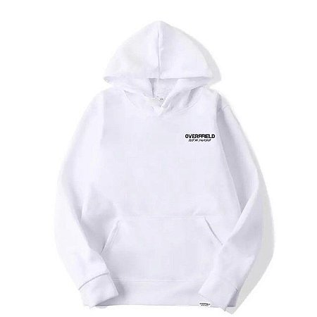 Moletom Canguru "Just Be Yourself" Branco