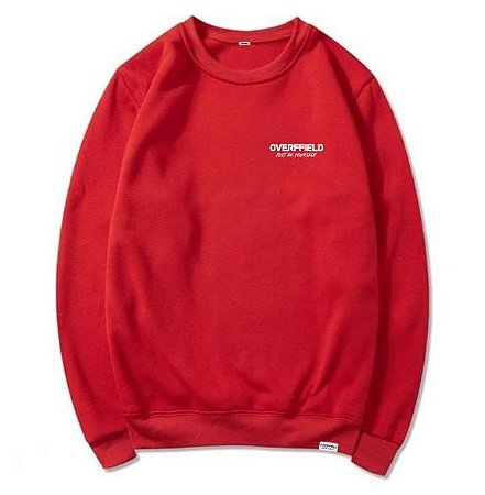 Moletom Careca "Just Be Yourself" Vermelho