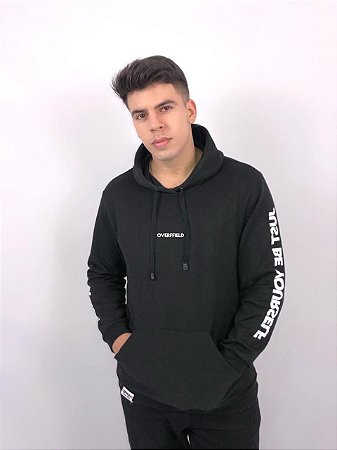 Moletom Canguru "Sleeve" Preto