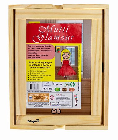 Mutti Glamour – Crie Looks, Histórias e Sonhos Power - Ref. 123 ou Mutti Glamour – Ref. 070 Escolha o seu!