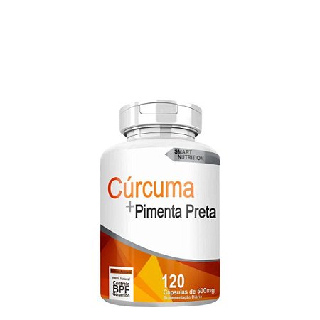 Cúrcuma + Pimenta Preta 120 Cáps 500mg - 4 Elementos