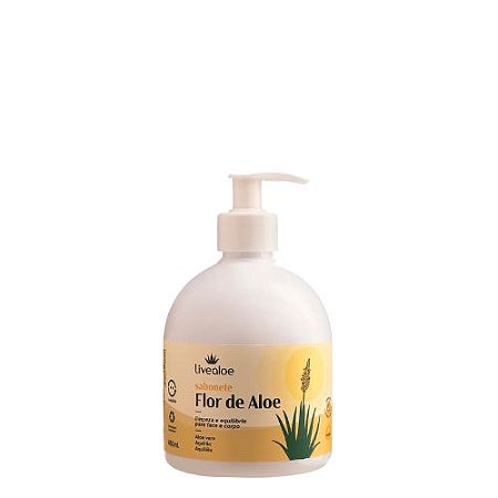 Sabonete Flor de  Aloe 480ml - Livealoe