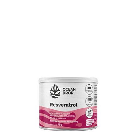 Resveratrol 30 Caps 500mg - Ocean Drop