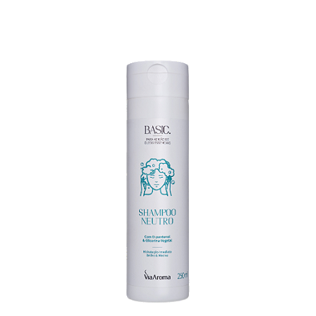 Shampoo Neutro Linha Basic 250ml - Via Aroma