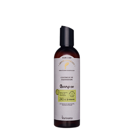 Shampoo Controle de Oliosidade Aromatherapy 240ml - Via Aroma