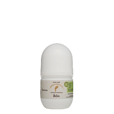 Desodorante Roll-On Detox Aromatherapy 70ml - Via Aroma
