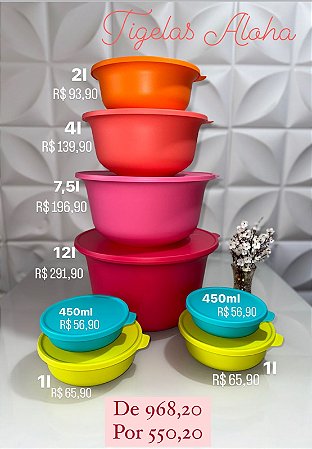 TUPPERWARE KIT PDA ALOYA