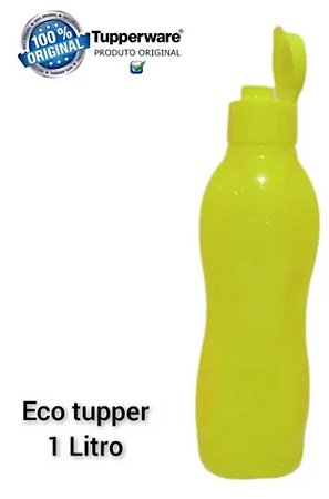 TUPPERWARE ECO TUPPER PLUS 1 l. AMARELO NEON