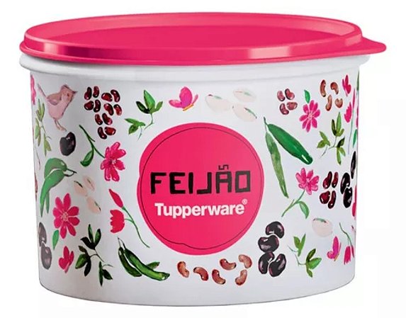 TUPPERWARE CX FEIJÃO FLORAL 2 K