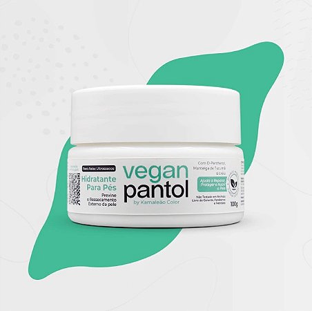 Hidratante Para os Pés 100g Vegan Pantol by Kamaleão Color (VAL: 10/2025)