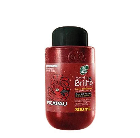 Banho de Brilho Pica Pau 300ml - Kamaleão Color