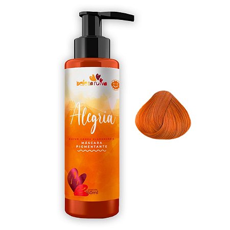 Tonalizante Alegria Ruivo Cobre Alaranjado 150ml - Beleza Ruiva