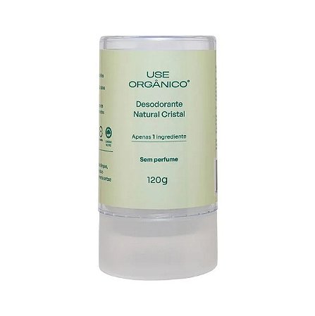 Desodorante Vegano Natural Cristal Stick 120g – Use Orgânico