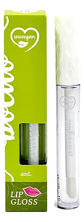 Lip Gloss Vegano Incolor Látex 01 Souvegan Brilho Labial Hidratante 4ml (VAL: 06/2027)