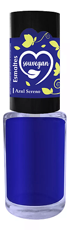 Esmalte Metalizado Azul Sereno Souvegan 8ml