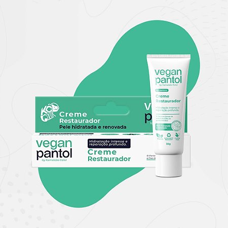 Creme Restaurador Vegano 30g Vegan pantol Kamaleão Color