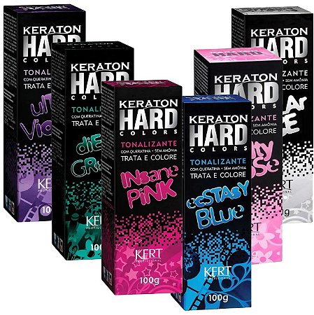 Tonalizante Kert Keraton Hard Colors 100g