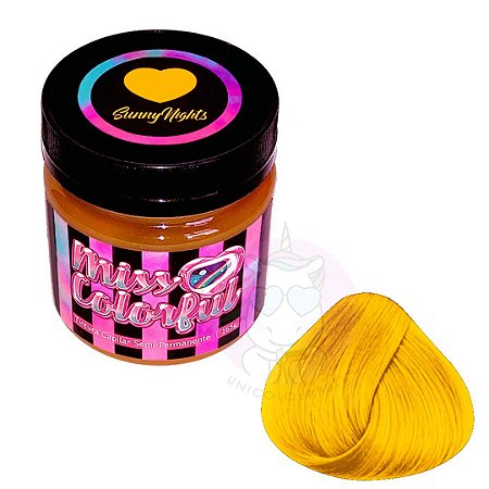 Tinta Semi-Permanente - Sunny Nights - 165g - Miss Colorful