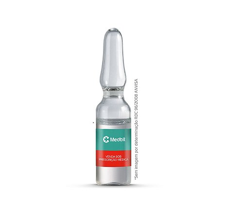 Difenidrin 50mg/mL com 25 Ampolas com 1mL de Solução de uso Intramuscular ou Intravenoso Cristália