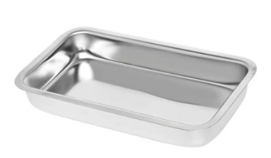 Bandeja Inox 30 x 20 x 04 CM