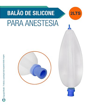 Balão de Silicone 2 Litros para Anestesia