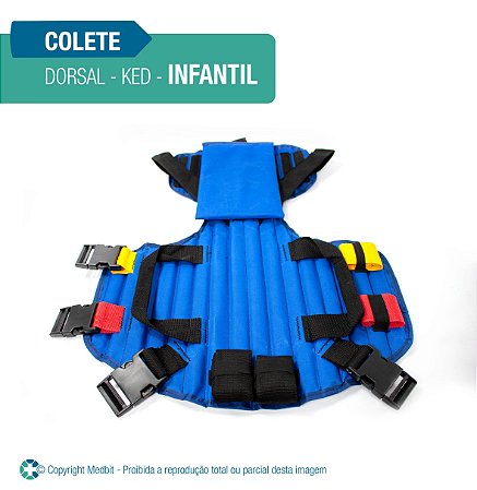 Colete Imobilizador Dorsal Ked Infantil