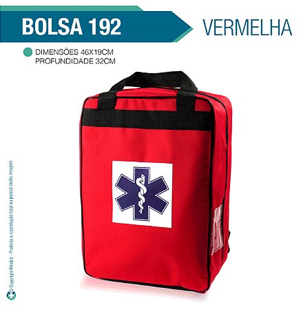 Bolsa 192 Vazia vermelha - Almofadada