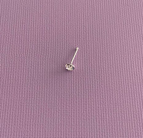 Piercing de prata nariz ponto de luz