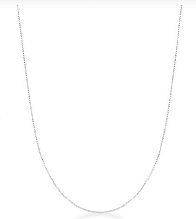 Corrente de prata veneziana 80cm