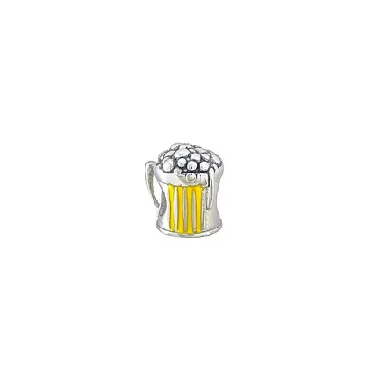 Berloque de aço chopp passante