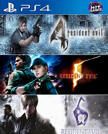 Resident Evil Pacote Triplo PS4/PS5 Psn Midia Digital