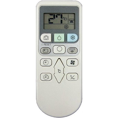 Controle Remoto Ar Condicionado Hitachi Jb0034847a Modelos Rpkiv22b Rpkiv18b Rpkiv12b Rpkiv09b